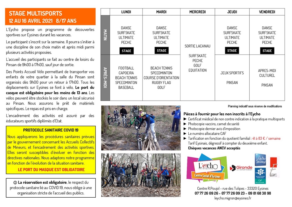 Inform@tion vacances printemps 2021 V2